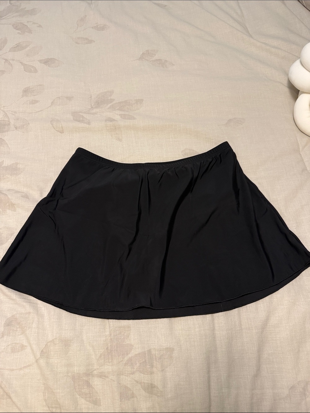 Miraclesuit Black Swim Skirt with Flared Silhouette